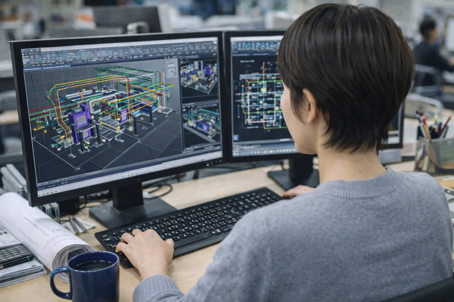 アシスタントとして基礎から専門技術まで段階的に習得できる制度